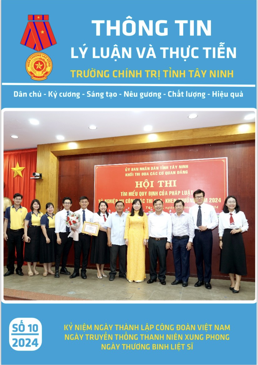 Thông tin Lý luận và thực tiễn số 10 năm 2024