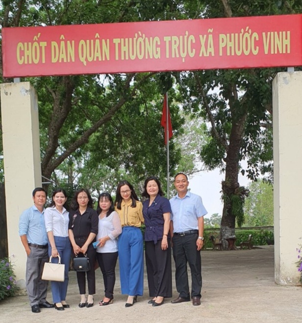 Khoa Xây dựng Đảng đi nghiên cứu thực tế tại xã Phước Vinh, huyện Châu Thành, Tây Ninh