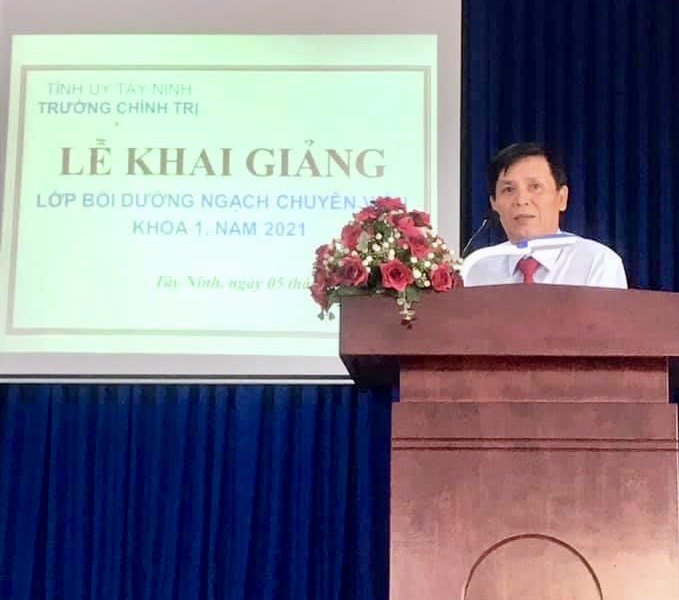 Khai giảng lớp Bồi dưỡng ngạch Chuyên viên khóa 1 năm 2021