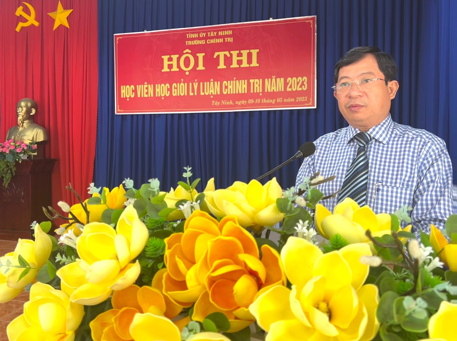 Trường Chính trị tỉnh Tây Ninh tổ chức Hội thi học viên học giỏi lý luận chính trị năm 2023