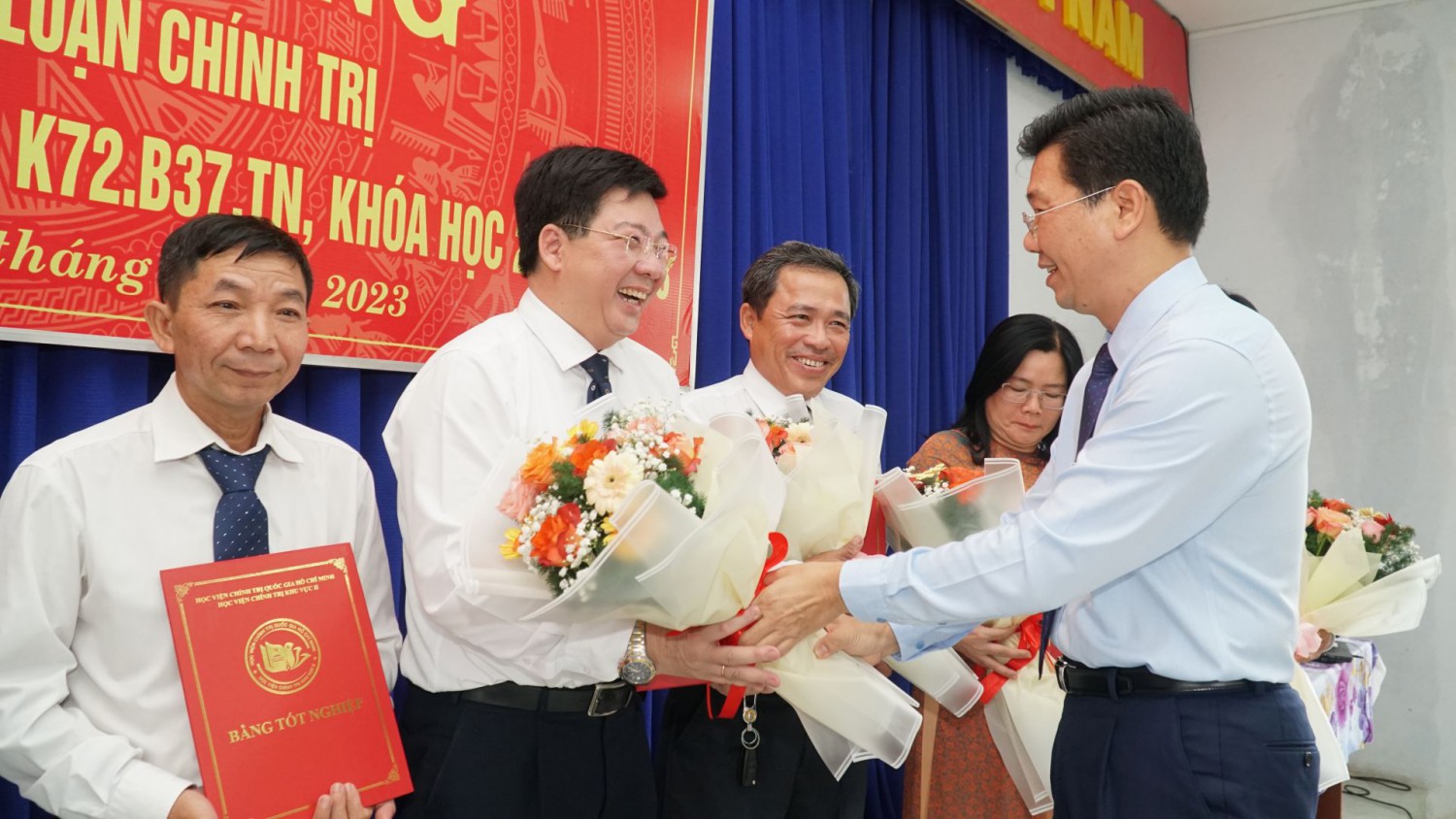 Bế giảng lớp Cao cấp Lý luận chính trị K72.B37.TN hệ không tập trung tại Trường Chính trị tỉnh Tây Ninh