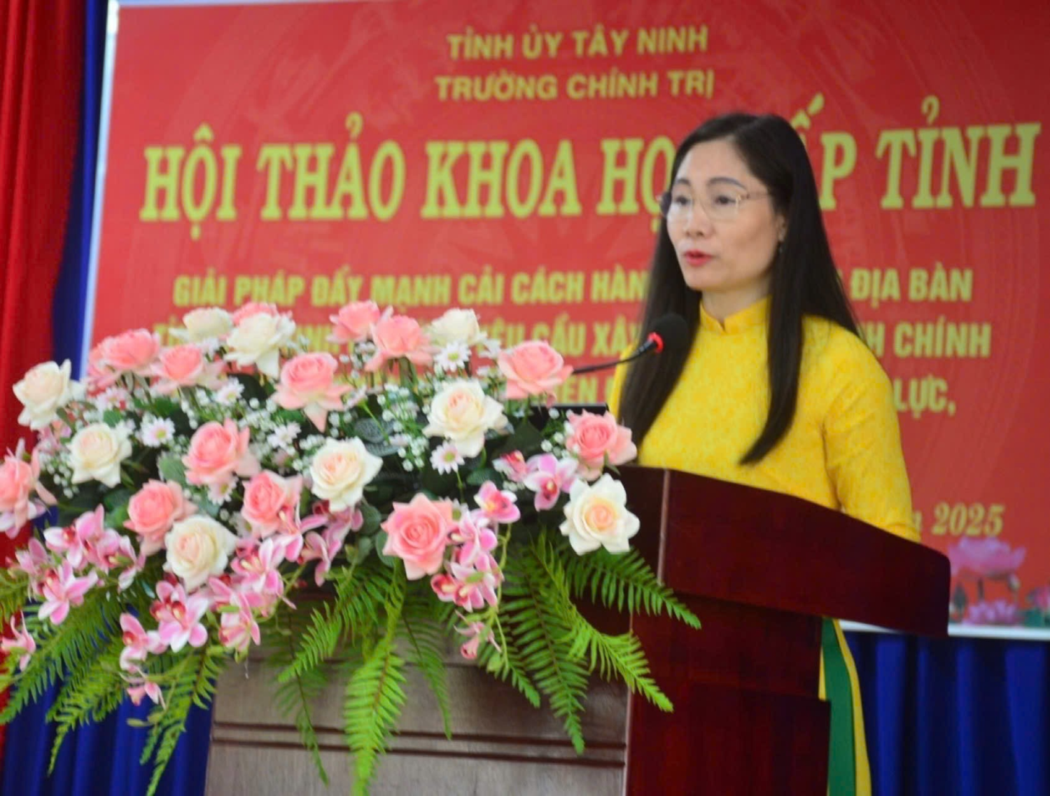 TRƯỜNG CHÍNH TRỊ TỔ CHỨC HỘI THẢO KHOA HỌC CẤP TỈNH